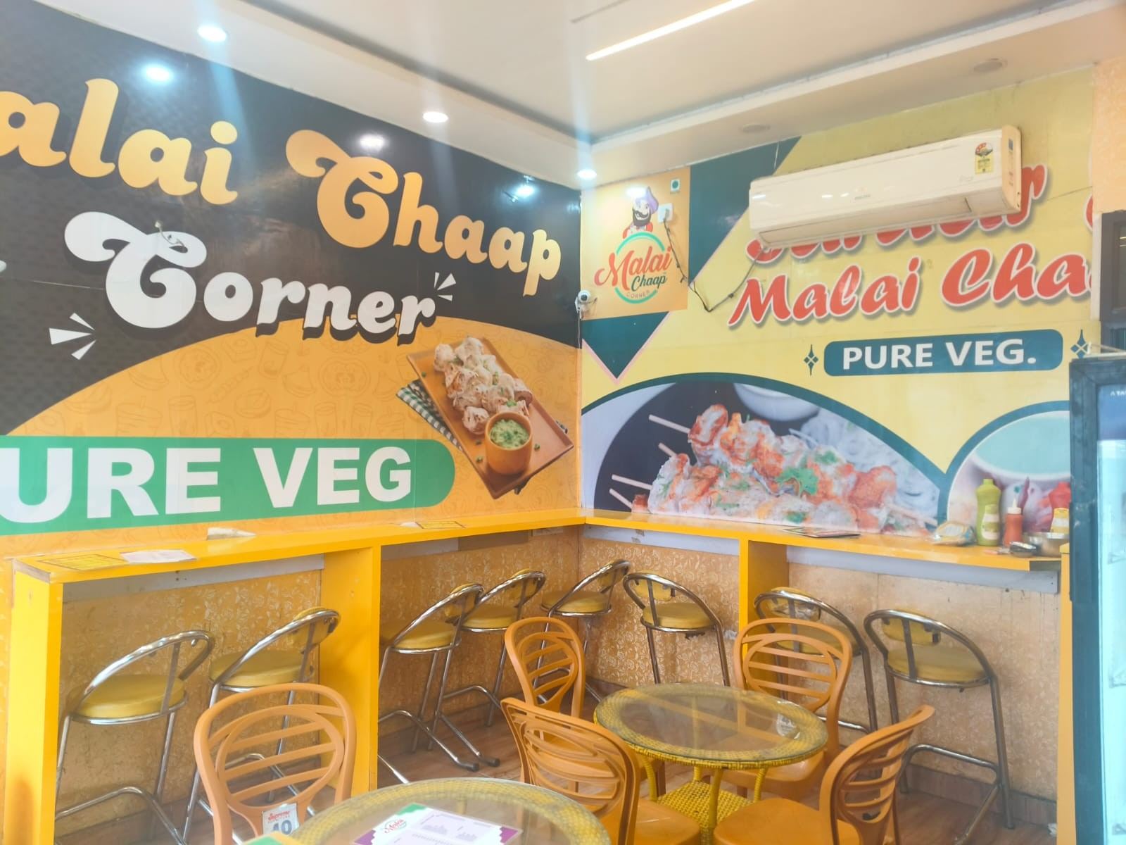 Malai Chaap Corner cozy dine-in corner